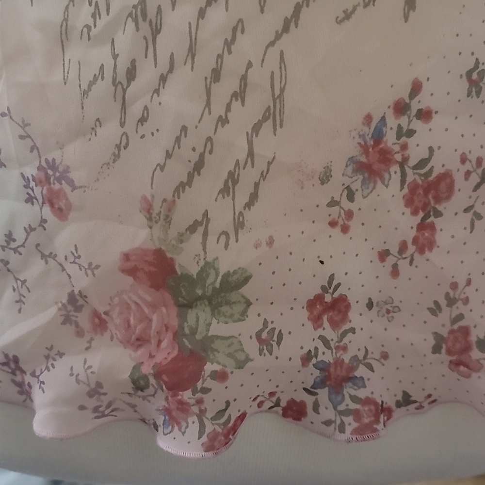 Secret Treasures Pink floral cottagecore tank top Chemise prairiecore Medium - Picture 8 of 9